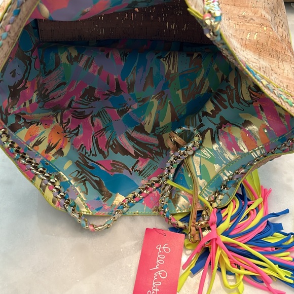Lily Pulitzer reversible handbag - Picture 2 of 3